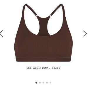 SKIMS Fits everybody scoop neck racerback in cocoa